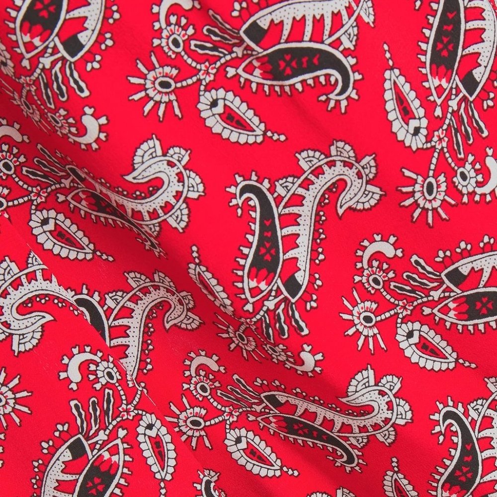 Abbie Paisley-print Silk-crepe Blouse from VERONICA BEARD - Picture 4 of 11